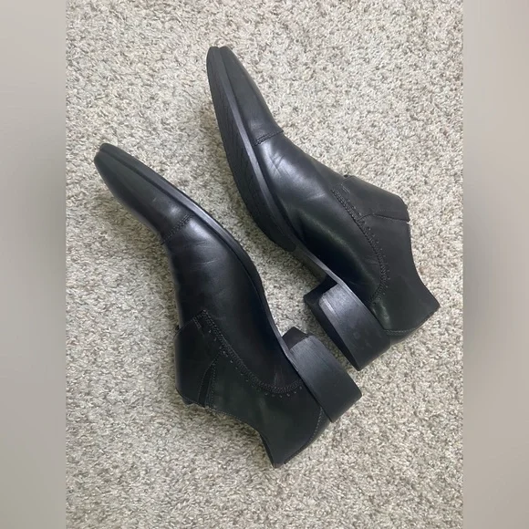 Katharine Hamnett London Black Leather Double Monk Strap Dress Shoes Mens